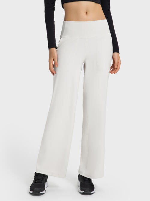 Ella Active Pants with Pockets - Ivory / 4