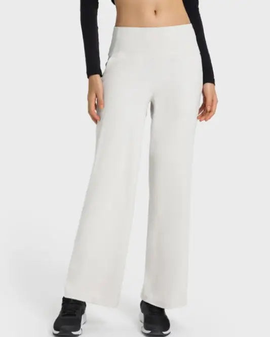 Ella Active Pants with Pockets - Ivory / 4