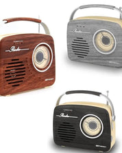 Emerson Portable Retro Radio with Battery