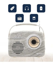 Emerson Portable Retro Radio with Battery