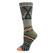 Emma - Women’s fuzzy crew socks multicolor / WS