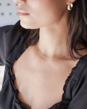 Esme Twisted Dainty Chain Necklace