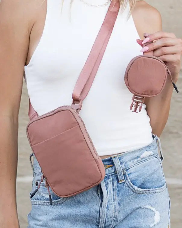 Eva Clippable/ Removable Coin Pouch Crossbody