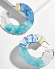 Eva Earrings - Blue / OS