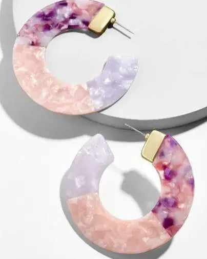 Eva Earrings - Pink / OS