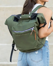 Everyday Backpack Tote - Army Green / OneSize