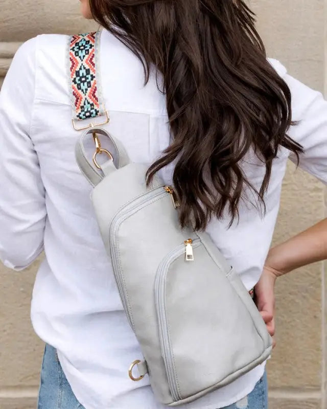 Evie Everyday Sling Bag - Gray / OneSize