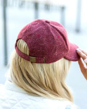 Fall Tweed Ball Cap