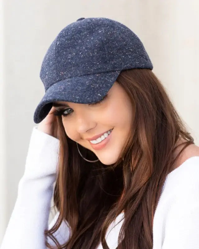 Fall Tweed Ball Cap - Midnight Navy / OneSize