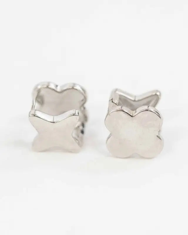 Fascination Hoop Earrings - Silver / OS