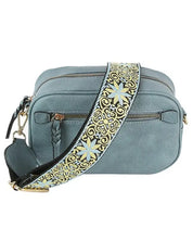 Fashion Guitar strap Crossbody Bag - DENIM