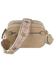 Fashion Guitar strap Crossbody Bag - MOCHA