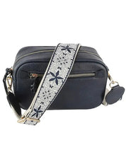 Fashion Guitar strap Crossbody Bag - NAVY