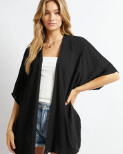 Favorite Solid Kimono Cardigan