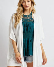 Favorite Solid Kimono Cardigan