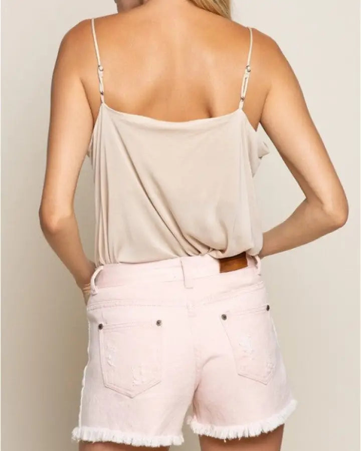 Feels Like A Rose Petal Cami Top