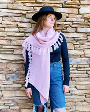 Feminine Fringe Blanket Scarf