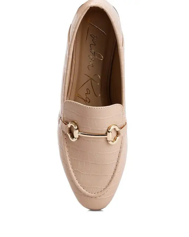 Finola Horsebit Embellished Loafers