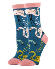 Flamingo Sun - Women’s Crew Socks Multi / WS