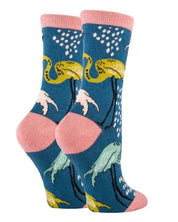 Flamingo Sun - Women’s Crew Socks Multi / WS