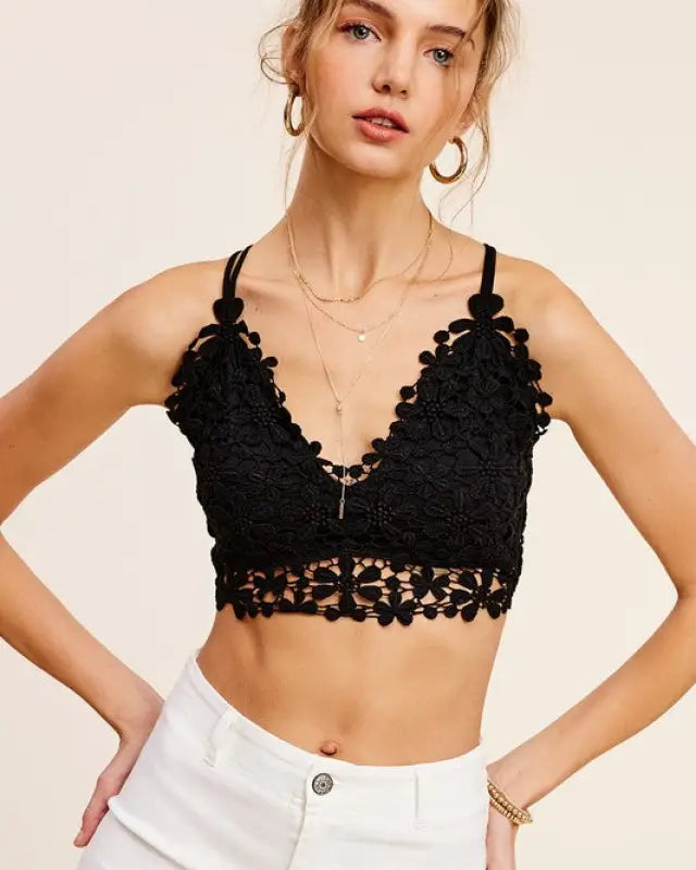 Crochet Lace Bralette Top