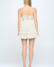 Floral Ruffle Cami Mini Dress