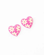 Flower Lover Stud Earrings - Pink / Os - Rings