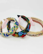 French Floral Embroidered Headband