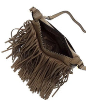 Fringe Hobo Crossbody Bag