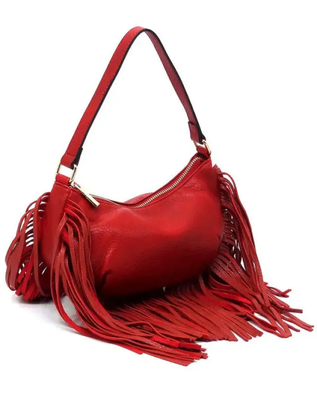 Fringe Shoulder Bag Hobo