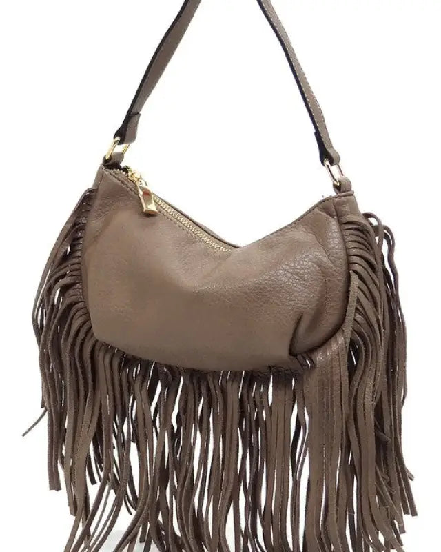 Fringe Shoulder Bag Hobo