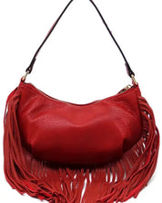 Fringe Shoulder Bag Hobo