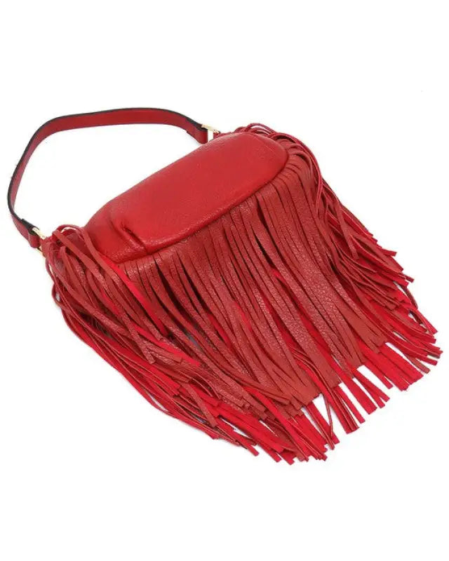 Fringe Shoulder Bag Hobo