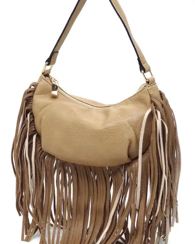 Fringe Shoulder Bag Hobo