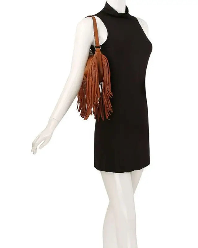 Fringe Shoulder Bag Hobo