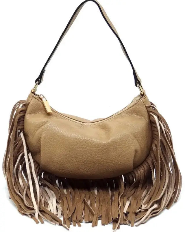 Fringe Shoulder Bag Hobo