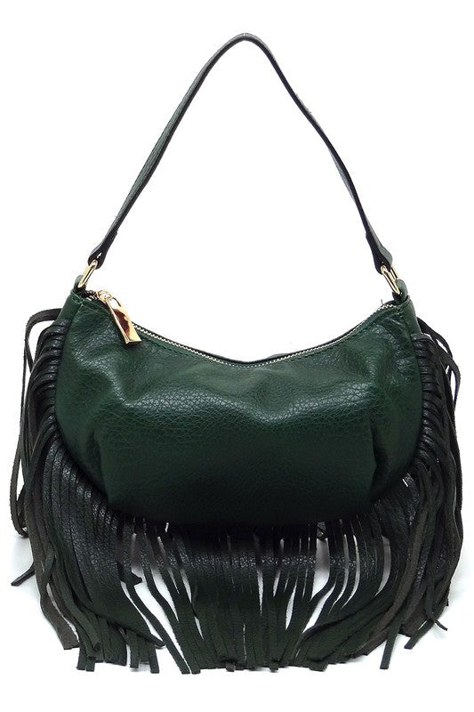 Fringe Shoulder Bag Hobo