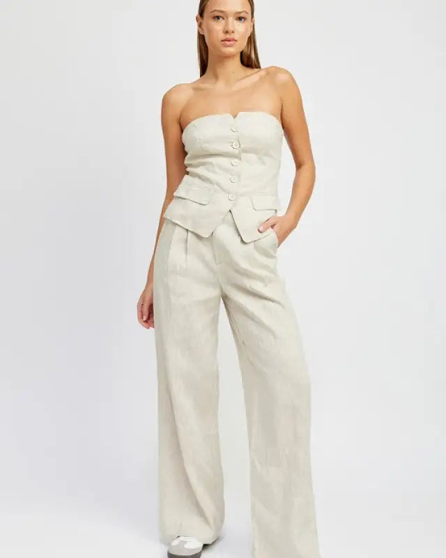 Full Length Pleated Pants