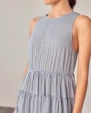 Gingham Tiered Dress