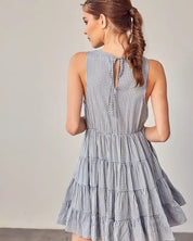 Gingham Tiered Dress