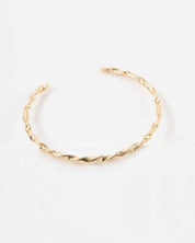 Gold Twisted Cuff - OS