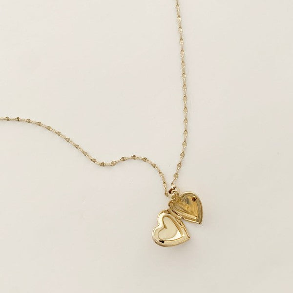 Golden Heart Locket