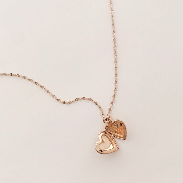 Golden Heart Locket