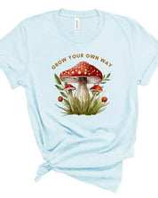 Grow Your Own Way Graphic Tee - Ice Blue / L