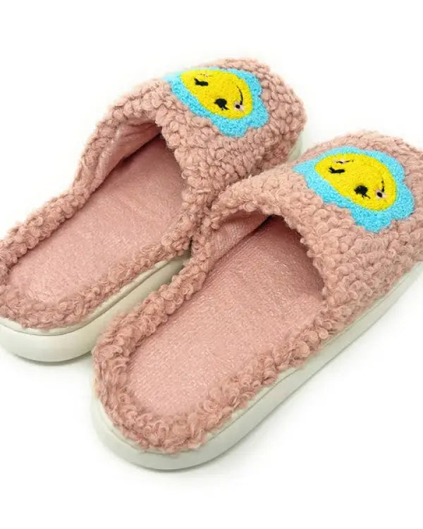 HappyDays - Women’s Slide on Slippers Pink / S