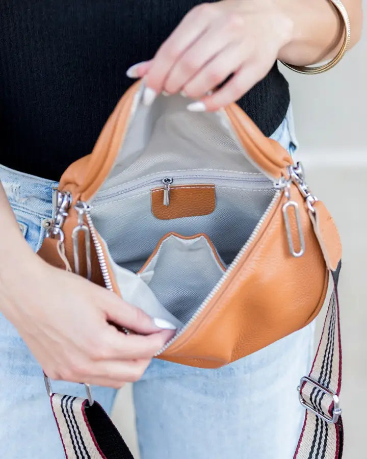 Hazel Genuine Leather Sling Bag