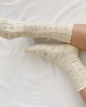 Heart Embossed Socks Set Of 3