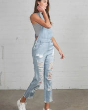 HEAVY DISTRESSED STRAIGHT FIT OVERALL