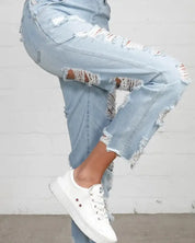 HEAVY DISTRESSED STRAIGHT FIT OVERALL