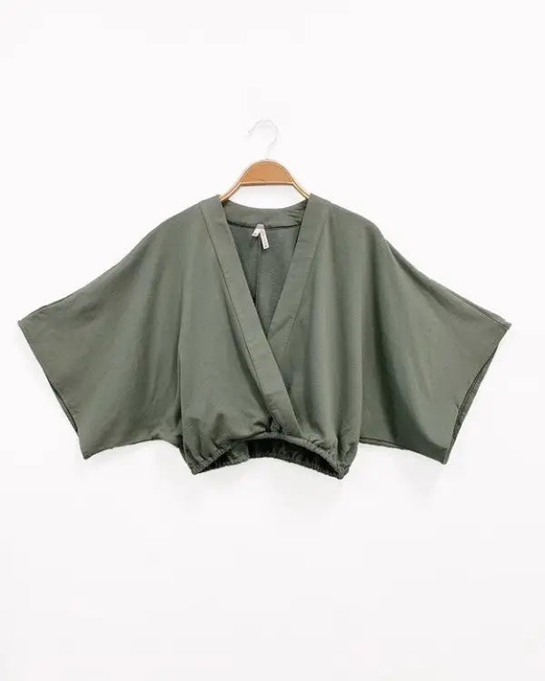 Hemp Kimono Crop New